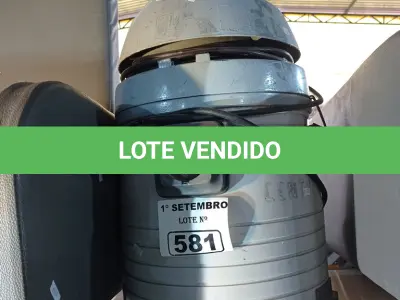 LOTE 581 - 01 ASPIRADOR DE PÓ INCOMPLETO. (NO ESTADO) ATENÇÃO! FAZER A VISITAÇÃO ANTES DE ARREMATAR, NÃO SABEMOS SE FUNCIONA. LEILÃO NÃO TEM GARANTIA E NEM DEVOLUÇÃO, SUJEITO A POSSÍVEIS AVARIAS VISÍVEIS/OCULTAS E/OU AUSÊNCIA DE COMPONENTES.