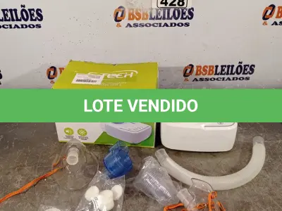 LOTE 428 - 01 NEBULIZADOR ULTRASSÓNICO ULTRANEB DESK2. (NO ESTADO) ATENÇÃO! FAZER A VISITAÇÃO ANTES DE ARREMATAR, NÃO SABEMOS SE FUNCIONA. LEILÃO NÃO TEM GARANTIA E NEM DEVOLUÇÃO, SUJEITO A POSSÍVEIS AVARIAS VISÍVEIS/OCULTAS E/OU AUSÊNCIA DE COMPONENTES.