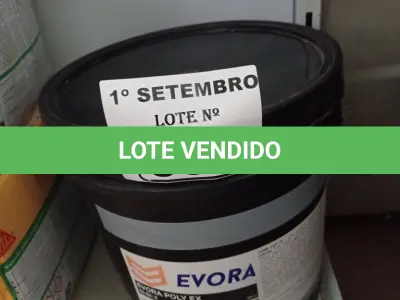 LOTE 507 - 01 BALDE DE GRAXA EVORA POLY EX NLGI:2 10 KG. (NO ESTADO) ATENÇÃO! FAZER A VISITAÇÃO ANTES DE ARREMATAR, NÃO SABEMOS SE FUNCIONA. LEILÃO NÃO TEM GARANTIA E NEM DEVOLUÇÃO, SUJEITO A POSSÍVEIS AVARIAS VISÍVEIS/OCULTAS E/OU AUSÊNCIA DE COMPONENTES.