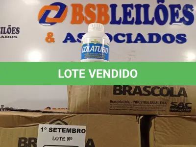 LOTE 315 - 03 CAIXAS COM COLA TUBO ST 175G COM 15 FRASCOS CADA. (NO ESTADO) ATENÇÃO! FAZER A VISITAÇÃO ANTES DE ARREMATAR, NÃO SABEMOS SE FUNCIONA. LEILÃO NÃO TEM GARANTIA E NEM DEVOLUÇÃO, SUJEITO A POSSÍVEIS AVARIAS VISÍVEIS/OCULTAS E/OU AUSÊNCIA DE COMPONENTES.