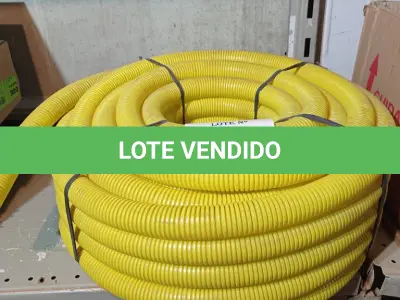 LOTE 590 - 01 ROLO DE MANGUEIRA CORRUGADA. (NO ESTADO) ATENÇÃO! FAZER A VISITAÇÃO ANTES DE ARREMATAR, NÃO SABEMOS SE FUNCIONA. LEILÃO NÃO TEM GARANTIA E NEM DEVOLUÇÃO, SUJEITO A POSSÍVEIS AVARIAS VISÍVEIS/OCULTAS E/OU AUSÊNCIA DE COMPONENTES.