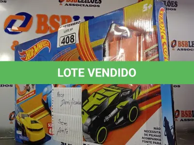 LOTE 408 - 01 PISTA HOTWHEELS. (NO ESTADO) ATENÇÃO! FAZER A VISITAÇÃO ANTES DE ARREMATAR, NÃO SABEMOS SE FUNCIONA. LEILÃO NÃO TEM GARANTIA E NEM DEVOLUÇÃO, SUJEITO A POSSÍVEIS AVARIAS VISÍVEIS/OCULTAS E/OU AUSÊNCIA DE COMPONENTES.
