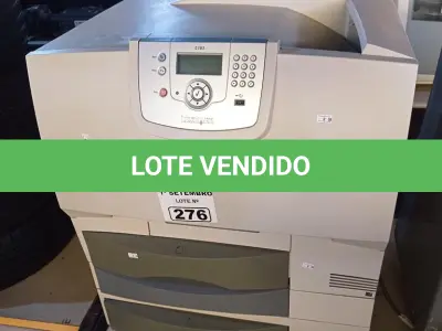 LOTE 276 - 01 IMPRESSORA LEXMARK MODELO C782. (NO ESTADO) ATENÇÃO! FAZER A VISITAÇÃO ANTES DE ARREMATAR, NÃO SABEMOS SE FUNCIONA. LEILÃO NÃO TEM GARANTIA E NEM DEVOLUÇÃO, SUJEITO A POSSÍVEIS AVARIAS VISÍVEIS/OCULTAS E/OU AUSÊNCIA DE COMPONENTES.