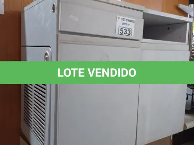 LOTE 533 - 01 MESA BAIXA E 02 ARMÁRIOS PORTA CPU. (NO ESTADO) ATENÇÃO! FAZER A VISITAÇÃO ANTES DE ARREMATAR, NÃO SABEMOS SE FUNCIONA. LEILÃO NÃO TEM GARANTIA E NEM DEVOLUÇÃO, SUJEITO A POSSÍVEIS AVARIAS VISÍVEIS/OCULTAS E/OU AUSÊNCIA DE COMPONENTES.
