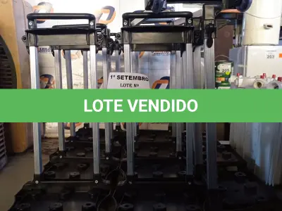 LOTE 283 - 10 CARRINHOS PARA TRANSPORTE DE MOCHILAS. (NO ESTADO) ATENÇÃO! FAZER A VISITAÇÃO ANTES DE ARREMATAR, NÃO SABEMOS SE FUNCIONA. LEILÃO NÃO TEM GARANTIA E NEM DEVOLUÇÃO, SUJEITO A POSSÍVEIS AVARIAS VISÍVEIS/OCULTAS E/OU AUSÊNCIA DE COMPONENTES.