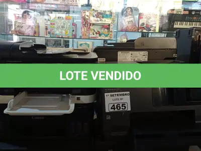 LOTE 465 - 10 IMPRESSORAS MARCAS E MODELOS DIVERSOS PARA RETIRADA DE PEÇAS. (NO ESTADO) ATENÇÃO! FAZER A VISITAÇÃO ANTES DE ARREMATAR, NÃO SABEMOS SE FUNCIONA. LEILÃO NÃO TEM GARANTIA E NEM DEVOLUÇÃO, SUJEITO A POSSÍVEIS AVARIAS VISÍVEIS/OCULTAS E/OU AUSÊNCIA DE COMPONENTES.