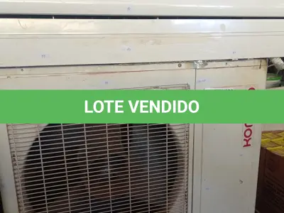 LOTE 359 - 01 AR CONDICIONADO MARCA KOMECO 28000BTU. (NO ESTADO) ATENÇÃO! FAZER A VISITAÇÃO ANTES DE ARREMATAR, NÃO SABEMOS SE FUNCIONA. LEILÃO NÃO TEM GARANTIA E NEM DEVOLUÇÃO, SUJEITO A POSSÍVEIS AVARIAS VISÍVEIS/OCULTAS E/OU AUSÊNCIA DE COMPONENTES.