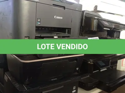 LOTE 362 - 10 IMPRESSORAS MARCAS E MODELOS DIVERSOS PARA RETIRADA DE PEÇAS. (NO ESTADO) ATENÇÃO! FAZER A VISITAÇÃO ANTES DE ARREMATAR, NÃO SABEMOS SE FUNCIONA. LEILÃO NÃO TEM GARANTIA E NEM DEVOLUÇÃO, SUJEITO A POSSÍVEIS AVARIAS VISÍVEIS/OCULTAS E/OU AUSÊNCIA DE COMPONENTES.