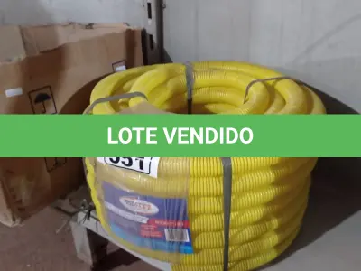 LOTE 551 - 01 ROLO DE MANGUEIRA CORRUGADA 32X25. (NO ESTADO) ATENÇÃO! FAZER A VISITAÇÃO ANTES DE ARREMATAR, NÃO SABEMOS SE FUNCIONA. LEILÃO NÃO TEM GARANTIA E NEM DEVOLUÇÃO, SUJEITO A POSSÍVEIS AVARIAS VISÍVEIS/OCULTAS E/OU AUSÊNCIA DE COMPONENTES.
