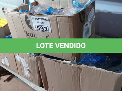 LOTE 593 - 01 LOTE COM GRANDE QUANTIDADE DE CONJUNTOS NE NEBULIZAÇÃO. (NO ESTADO) ATENÇÃO! FAZER A VISITAÇÃO ANTES DE ARREMATAR, NÃO SABEMOS SE FUNCIONA. LEILÃO NÃO TEM GARANTIA E NEM DEVOLUÇÃO, SUJEITO A POSSÍVEIS AVARIAS VISÍVEIS/OCULTAS E/OU AUSÊNCIA DE COMPONENTES.