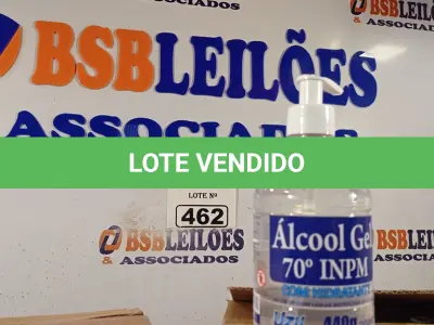 LOTE 462 - 02 CAIXAS COM FRASCOS DE ÁLCOOL EM GEL 70% COM 12 UNIDADES DE 440G CADA. (NO ESTADO) ATENÇÃO! FAZER A VISITAÇÃO ANTES DE ARREMATAR, NÃO SABEMOS SE FUNCIONA. LEILÃO NÃO TEM GARANTIA E NEM DEVOLUÇÃO, SUJEITO A POSSÍVEIS AVARIAS VISÍVEIS/OCULTAS E/OU AUSÊNCIA DE COMPONENTES.