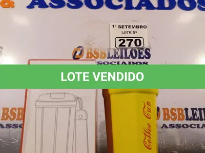 LOTE 270 - 01 COPO PARA CAFÉ. (NO ESTADO) ATENÇÃO! FAZER A VISITAÇÃO ANTES DE ARREMATAR, NÃO SABEMOS SE FUNCIONA. LEILÃO NÃO TEM GARANTIA E NEM DEVOLUÇÃO, SUJEITO A POSSÍVEIS AVARIAS VISÍVEIS/OCULTAS E/OU AUSÊNCIA DE COMPONENTES.