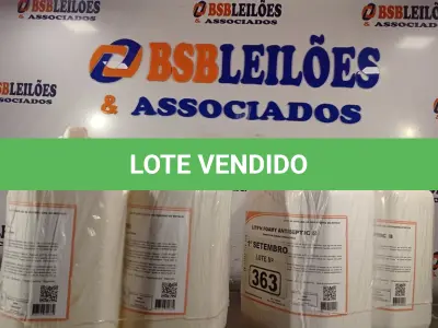 LOTE 363 - 20 LITROS DE SABONETE DE ESPUMA ANTISSÉPTICO. (NO ESTADO) ATENÇÃO! FAZER A VISITAÇÃO ANTES DE ARREMATAR, NÃO SABEMOS SE FUNCIONA. LEILÃO NÃO TEM GARANTIA E NEM DEVOLUÇÃO, SUJEITO A POSSÍVEIS AVARIAS VISÍVEIS/OCULTAS E/OU AUSÊNCIA DE COMPONENTES.