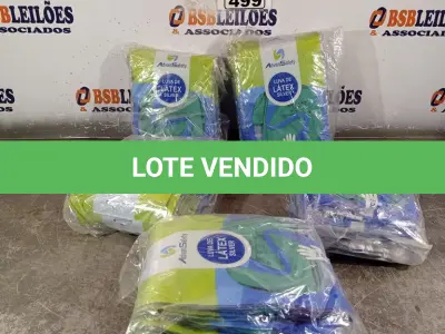LOTE 499 - 05 PACOTES DE LUVAS DE LÁTEX SILVER TAMANHO “P”. (NO ESTADO) ATENÇÃO! FAZER A VISITAÇÃO ANTES DE ARREMATAR, NÃO SABEMOS SE FUNCIONA. LEILÃO NÃO TEM GARANTIA E NEM DEVOLUÇÃO, SUJEITO A POSSÍVEIS AVARIAS VISÍVEIS/OCULTAS E/OU AUSÊNCIA DE COMPONENTES.