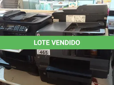 LOTE 465 - 10 IMPRESSORAS MARCAS E MODELOS DIVERSOS PARA RETIRADA DE PEÇAS. (NO ESTADO) ATENÇÃO! FAZER A VISITAÇÃO ANTES DE ARREMATAR, NÃO SABEMOS SE FUNCIONA. LEILÃO NÃO TEM GARANTIA E NEM DEVOLUÇÃO, SUJEITO A POSSÍVEIS AVARIAS VISÍVEIS/OCULTAS E/OU AUSÊNCIA DE COMPONENTES.