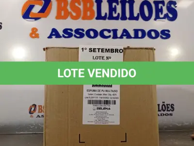 LOTE 284 - 12 TUBOS DE ESPUMA PU MULTIUSO TYTAN. (NO ESTADO) ATENÇÃO! FAZER A VISITAÇÃO ANTES DE ARREMATAR, NÃO SABEMOS SE FUNCIONA. LEILÃO NÃO TEM GARANTIA E NEM DEVOLUÇÃO, SUJEITO A POSSÍVEIS AVARIAS VISÍVEIS/OCULTAS E/OU AUSÊNCIA DE COMPONENTES.