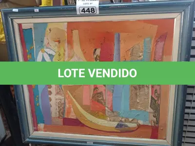 LOTE 448 - 01 QUADRO DECORATIVO. (NO ESTADO) ATENÇÃO! FAZER A VISITAÇÃO ANTES DE ARREMATAR, NÃO SABEMOS SE FUNCIONA. LEILÃO NÃO TEM GARANTIA E NEM DEVOLUÇÃO, SUJEITO A POSSÍVEIS AVARIAS VISÍVEIS/OCULTAS E/OU AUSÊNCIA DE COMPONENTES.
