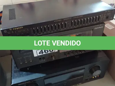 LOTE 460 - 01 EQUALIZADOR, 01 TAPE DECK E 01 RECEIVER MARANTZ. (NO ESTADO) ATENÇÃO! FAZER A VISITAÇÃO ANTES DE ARREMATAR, NÃO SABEMOS SE FUNCIONA. LEILÃO NÃO TEM GARANTIA E NEM DEVOLUÇÃO, SUJEITO A POSSÍVEIS AVARIAS VISÍVEIS/OCULTAS E/OU AUSÊNCIA DE COMPONENTES.
