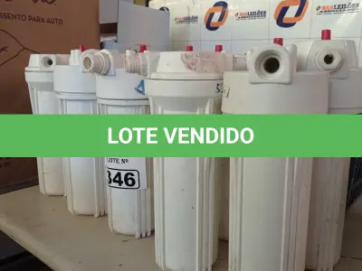 LOTE 346 - 10 FILTROS PARA CAIXA D’AGUA TIPO CAVALETE. (NO ESTADO) ATENÇÃO! FAZER A VISITAÇÃO ANTES DE ARREMATAR, NÃO SABEMOS SE FUNCIONA. LEILÃO NÃO TEM GARANTIA E NEM DEVOLUÇÃO, SUJEITO A POSSÍVEIS AVARIAS VISÍVEIS/OCULTAS E/OU AUSÊNCIA DE COMPONENTES.