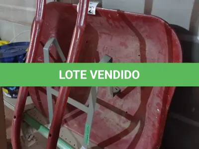 LOTE 562 - 03 PEÇAS PARA CARRINHO DE MÃO. (NO ESTADO) ATENÇÃO! FAZER A VISITAÇÃO ANTES DE ARREMATAR, NÃO SABEMOS SE FUNCIONA. LEILÃO NÃO TEM GARANTIA E NEM DEVOLUÇÃO, SUJEITO A POSSÍVEIS AVARIAS VISÍVEIS/OCULTAS E/OU AUSÊNCIA DE COMPONENTES.