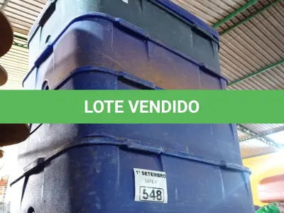 LOTE 548 - 04 CAIXAS MARMIBOX SENDO SÓ 01 COM TAMPA. (NO ESTADO) ATENÇÃO! FAZER A VISITAÇÃO ANTES DE ARREMATAR, NÃO SABEMOS SE FUNCIONA. LEILÃO NÃO TEM GARANTIA E NEM DEVOLUÇÃO, SUJEITO A POSSÍVEIS AVARIAS VISÍVEIS/OCULTAS E/OU AUSÊNCIA DE COMPONENTES.