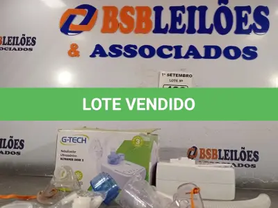 LOTE 428 - 01 NEBULIZADOR ULTRASSÓNICO ULTRANEB DESK2. (NO ESTADO) ATENÇÃO! FAZER A VISITAÇÃO ANTES DE ARREMATAR, NÃO SABEMOS SE FUNCIONA. LEILÃO NÃO TEM GARANTIA E NEM DEVOLUÇÃO, SUJEITO A POSSÍVEIS AVARIAS VISÍVEIS/OCULTAS E/OU AUSÊNCIA DE COMPONENTES.