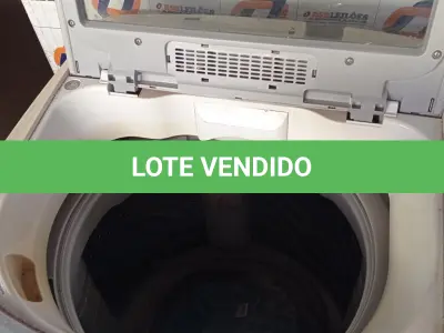LOTE 351 - 01 MÁQUINA DE LAVAR ROUPAS MARCA PANASONIC CAPACIDADE 14KG 220V. (NO ESTADO) ATENÇÃO! FAZER A VISITAÇÃO ANTES DE ARREMATAR, NÃO SABEMOS SE FUNCIONA. LEILÃO NÃO TEM GARANTIA E NEM DEVOLUÇÃO, SUJEITO A POSSÍVEIS AVARIAS VISÍVEIS/OCULTAS E/OU AUSÊNCIA DE COMPONENTES.