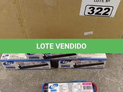LOTE 322 - 01 LOTE COM VÁRIOS REATORES ELETRÔNICOS PARA LÂMPADAS FLUORESCENTE 2X16W. (NO ESTADO) ATENÇÃO! FAZER A VISITAÇÃO ANTES DE ARREMATAR, NÃO SABEMOS SE FUNCIONA. LEILÃO NÃO TEM GARANTIA E NEM DEVOLUÇÃO, SUJEITO A POSSÍVEIS AVARIAS VISÍVEIS/OCULTAS E/OU AUSÊNCIA DE COMPONENTES.