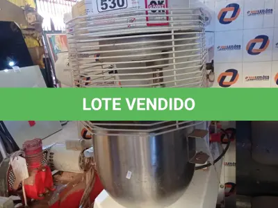 LOTE 530 - 01 MASSEIRA INDUSTRIAL MARCA GPANIS MODELO BP18C. (NO ESTADO) ATENÇÃO! FAZER A VISITAÇÃO ANTES DE ARREMATAR, NÃO SABEMOS SE FUNCIONA. LEILÃO NÃO TEM GARANTIA E NEM DEVOLUÇÃO, SUJEITO A POSSÍVEIS AVARIAS VISÍVEIS/OCULTAS E/OU AUSÊNCIA DE COMPONENTES.