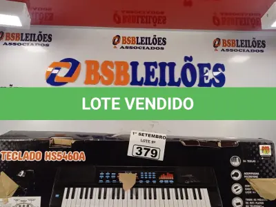 LOTE 379 - 01 TECLADO HS5460A. (NO ESTADO) ATENÇÃO! FAZER A VISITAÇÃO ANTES DE ARREMATAR, NÃO SABEMOS SE FUNCIONA. LEILÃO NÃO TEM GARANTIA E NEM DEVOLUÇÃO, SUJEITO A POSSÍVEIS AVARIAS VISÍVEIS/OCULTAS E/OU AUSÊNCIA DE COMPONENTES.