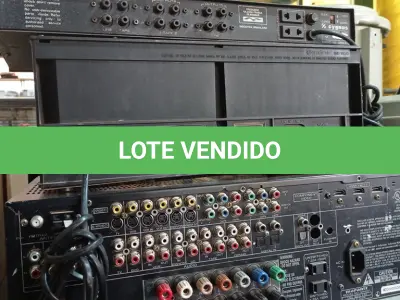 LOTE 460 - 01 EQUALIZADOR, 01 TAPE DECK E 01 RECEIVER MARANTZ. (NO ESTADO) ATENÇÃO! FAZER A VISITAÇÃO ANTES DE ARREMATAR, NÃO SABEMOS SE FUNCIONA. LEILÃO NÃO TEM GARANTIA E NEM DEVOLUÇÃO, SUJEITO A POSSÍVEIS AVARIAS VISÍVEIS/OCULTAS E/OU AUSÊNCIA DE COMPONENTES.