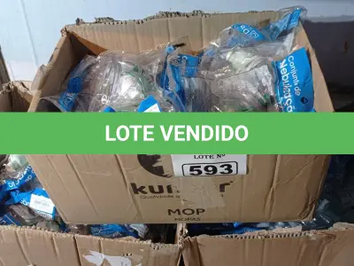 LOTE 593 - 01 LOTE COM GRANDE QUANTIDADE DE CONJUNTOS NE NEBULIZAÇÃO. (NO ESTADO) ATENÇÃO! FAZER A VISITAÇÃO ANTES DE ARREMATAR, NÃO SABEMOS SE FUNCIONA. LEILÃO NÃO TEM GARANTIA E NEM DEVOLUÇÃO, SUJEITO A POSSÍVEIS AVARIAS VISÍVEIS/OCULTAS E/OU AUSÊNCIA DE COMPONENTES.