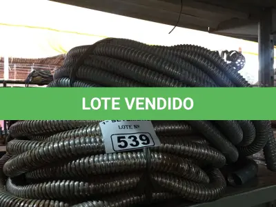 LOTE 539 - 02 ROLOS DE MANGUEIRA COPEX EM METAL. (NO ESTADO) ATENÇÃO! FAZER A VISITAÇÃO ANTES DE ARREMATAR, NÃO SABEMOS SE FUNCIONA. LEILÃO NÃO TEM GARANTIA E NEM DEVOLUÇÃO, SUJEITO A POSSÍVEIS AVARIAS VISÍVEIS/OCULTAS E/OU AUSÊNCIA DE COMPONENTES.