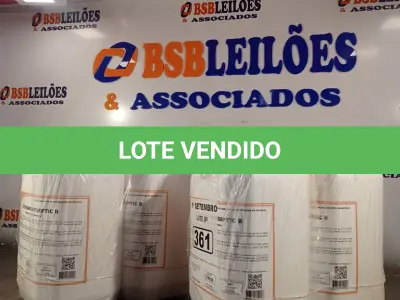 LOTE 361 - 20 LITROS DE SABONETE DE ESPUMA ANTISSÉPTICO. (NO ESTADO) ATENÇÃO! FAZER A VISITAÇÃO ANTES DE ARREMATAR, NÃO SABEMOS SE FUNCIONA. LEILÃO NÃO TEM GARANTIA E NEM DEVOLUÇÃO, SUJEITO A POSSÍVEIS AVARIAS VISÍVEIS/OCULTAS E/OU AUSÊNCIA DE COMPONENTES.