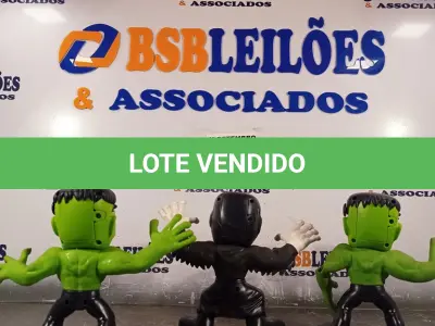 LOTE 433 - 03 BONECOS HORRIPILOIDE. (NO ESTADO) ATENÇÃO! FAZER A VISITAÇÃO ANTES DE ARREMATAR, NÃO SABEMOS SE FUNCIONA. LEILÃO NÃO TEM GARANTIA E NEM DEVOLUÇÃO, SUJEITO A POSSÍVEIS AVARIAS VISÍVEIS/OCULTAS E/OU AUSÊNCIA DE COMPONENTES.