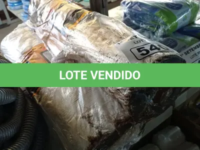 LOTE 540 - 02 ROLOS DE MANTA ASFÁLTICA MULTIUSO. (NO ESTADO) ATENÇÃO! FAZER A VISITAÇÃO ANTES DE ARREMATAR, NÃO SABEMOS SE FUNCIONA. LEILÃO NÃO TEM GARANTIA E NEM DEVOLUÇÃO, SUJEITO A POSSÍVEIS AVARIAS VISÍVEIS/OCULTAS E/OU AUSÊNCIA DE COMPONENTES.