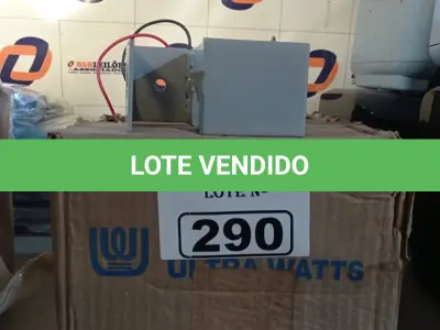 LOTE 290 - 03 CAIXAS DE REATORES PARA LÂMPADAS DE VAPOR METÁLICO 150W. (NO ESTADO) ATENÇÃO! FAZER A VISITAÇÃO ANTES DE ARREMATAR, NÃO SABEMOS SE FUNCIONA. LEILÃO NÃO TEM GARANTIA E NEM DEVOLUÇÃO, SUJEITO A POSSÍVEIS AVARIAS VISÍVEIS/OCULTAS E/OU AUSÊNCIA DE COMPONENTES.