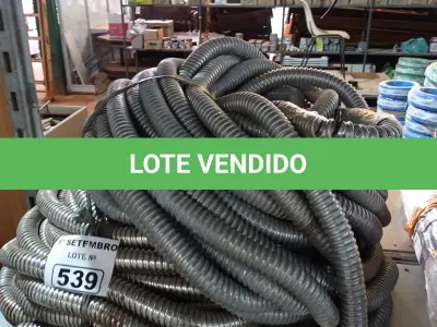 LOTE 539 - 02 ROLOS DE MANGUEIRA COPEX EM METAL. (NO ESTADO) ATENÇÃO! FAZER A VISITAÇÃO ANTES DE ARREMATAR, NÃO SABEMOS SE FUNCIONA. LEILÃO NÃO TEM GARANTIA E NEM DEVOLUÇÃO, SUJEITO A POSSÍVEIS AVARIAS VISÍVEIS/OCULTAS E/OU AUSÊNCIA DE COMPONENTES.