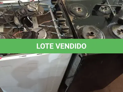 LOTE 519 - 02 FOGÕES MARCAS E MODELOS DIVERSOS COM AVARIAS. (NO ESTADO) ATENÇÃO! FAZER A VISITAÇÃO ANTES DE ARREMATAR, NÃO SABEMOS SE FUNCIONA. LEILÃO NÃO TEM GARANTIA E NEM DEVOLUÇÃO, SUJEITO A POSSÍVEIS AVARIAS VISÍVEIS/OCULTAS E/OU AUSÊNCIA DE COMPONENTES.