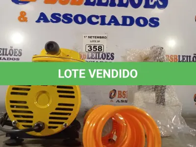 LOTE 358 - 01 COMPRESSOR DE AR DIRETO WP JET PRESSURE PRESS G3 COM MANGUEIRA E PISTOLA PARA PINTURA. (NO ESTADO) ATENÇÃO! FAZER A VISITAÇÃO ANTES DE ARREMATAR, NÃO SABEMOS SE FUNCIONA. LEILÃO NÃO TEM GARANTIA E NEM DEVOLUÇÃO, SUJEITO A POSSÍVEIS AVARIAS VISÍVEIS/OCULTAS E/OU AUSÊNCIA DE COMPONENTES.