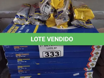 LOTE 333 - 10 LÂMPADAS FLUORESCENTES CIRCULAR 40W 110-220V E 10 REATORES DIVERSOS. (NO ESTADO) ATENÇÃO! FAZER A VISITAÇÃO ANTES DE ARREMATAR, NÃO SABEMOS SE FUNCIONA. LEILÃO NÃO TEM GARANTIA E NEM DEVOLUÇÃO, SUJEITO A POSSÍVEIS AVARIAS VISÍVEIS/OCULTAS E/OU AUSÊNCIA DE COMPONENTES.