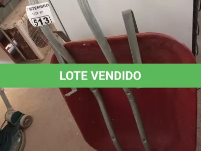 LOTE 513 - 03 PEÇAS PARA CARRINHO DE MÃO. (NO ESTADO) ATENÇÃO! FAZER A VISITAÇÃO ANTES DE ARREMATAR, NÃO SABEMOS SE FUNCIONA. LEILÃO NÃO TEM GARANTIA E NEM DEVOLUÇÃO, SUJEITO A POSSÍVEIS AVARIAS VISÍVEIS/OCULTAS E/OU AUSÊNCIA DE COMPONENTES.