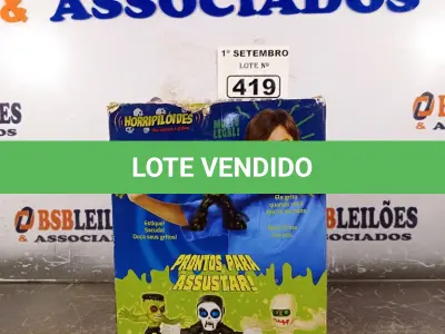 LOTE 419 - 01 BONECO HORRIPILOIDE. (NO ESTADO) ATENÇÃO! FAZER A VISITAÇÃO ANTES DE ARREMATAR, NÃO SABEMOS SE FUNCIONA. LEILÃO NÃO TEM GARANTIA E NEM DEVOLUÇÃO, SUJEITO A POSSÍVEIS AVARIAS VISÍVEIS/OCULTAS E/OU AUSÊNCIA DE COMPONENTES.