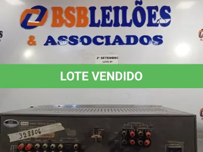 LOTE 163 - 01 STÉREO RECEIVER CCE SR-2000. (NO ESTADO) ATENÇÃO! FAZER A VISITAÇÃO ANTES DE ARREMATAR, NÃO SABEMOS SE FUNCIONA. LEILÃO NÃO TEM GARANTIA E NEM DEVOLUÇÃO, SUJEITO A POSSÍVEIS AVARIAS VISÍVEIS/OCULTAS E/OU AUSÊNCIA DE COMPONENTES.