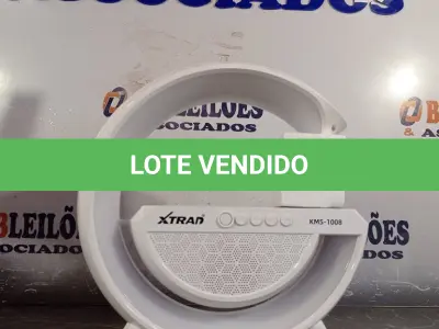 LOTE 056 - 01 LUMINÁRIA/CAIXA DE SOM/CARREGADOR POR INDUÇÃO. (NO ESTADO) ATENÇÃO! FAZER A VISITAÇÃO ANTES DE ARREMATAR, NÃO SABEMOS SE FUNCIONA. LEILÃO NÃO TEM GARANTIA E NEM DEVOLUÇÃO, SUJEITO A POSSÍVEIS AVARIAS VISÍVEIS/OCULTAS E/OU AUSÊNCIA DE COMPONENTES.
