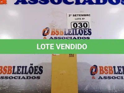 LOTE 030 - 01 CELULAR REDMI. (NO ESTADO) ATENÇÃO! FAZER A VISITAÇÃO ANTES DE ARREMATAR, NÃO SABEMOS SE FUNCIONA. LEILÃO NÃO TEM GARANTIA E NEM DEVOLUÇÃO, SUJEITO A POSSÍVEIS AVARIAS VISÍVEIS/OCULTAS E/OU AUSÊNCIA DE COMPONENTES.