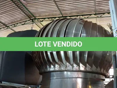 LOTE 599 - 01 CIRCULADOR DE AR PARA TELHADOS DE GALPÕES. (NO ESTADO) ATENÇÃO! FAZER A VISITAÇÃO ANTES DE ARREMATAR, NÃO SABEMOS SE FUNCIONA. LEILÃO NÃO TEM GARANTIA E NEM DEVOLUÇÃO, SUJEITO A POSSÍVEIS AVARIAS VISÍVEIS/OCULTAS E/OU AUSÊNCIA DE COMPONENTES.
