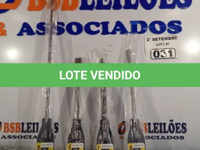 LOTE 031 - 01 KIT BROCAS. (NO ESTADO) ATENÇÃO! FAZER A VISITAÇÃO ANTES DE ARREMATAR, NÃO SABEMOS SE FUNCIONA. LEILÃO NÃO TEM GARANTIA E NEM DEVOLUÇÃO, SUJEITO A POSSÍVEIS AVARIAS VISÍVEIS/OCULTAS E/OU AUSÊNCIA DE COMPONENTES.