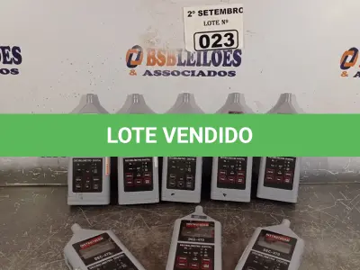 LOTE 023 - 08 DECIBELÍMETRO DIGITAL. (NO ESTADO) ATENÇÃO! FAZER A VISITAÇÃO ANTES DE ARREMATAR, NÃO SABEMOS SE FUNCIONA. LEILÃO NÃO TEM GARANTIA E NEM DEVOLUÇÃO, SUJEITO A POSSÍVEIS AVARIAS VISÍVEIS/OCULTAS E/OU AUSÊNCIA DE COMPONENTES.