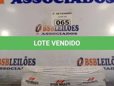LOTE 065 - 01 ROLO DE CABO FLEXÍVEL 100M 1X2,5MM NA COR BRANCA(NOVO). (NO ESTADO) ATENÇÃO! FAZER A VISITAÇÃO ANTES DE ARREMATAR, NÃO SABEMOS SE FUNCIONA. LEILÃO NÃO TEM GARANTIA E NEM DEVOLUÇÃO, SUJEITO A POSSÍVEIS AVARIAS VISÍVEIS/OCULTAS E/OU AUSÊNCIA DE COMPONENTES.